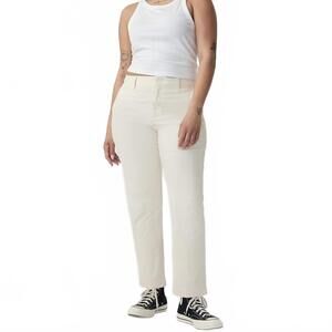 Gap Mid Rise Downtown Khakis Chino Beige NWT Size 12 Tall